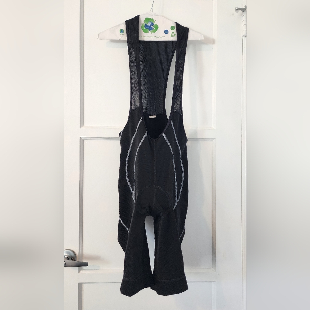 Men's Black Cycling Bibs - XL